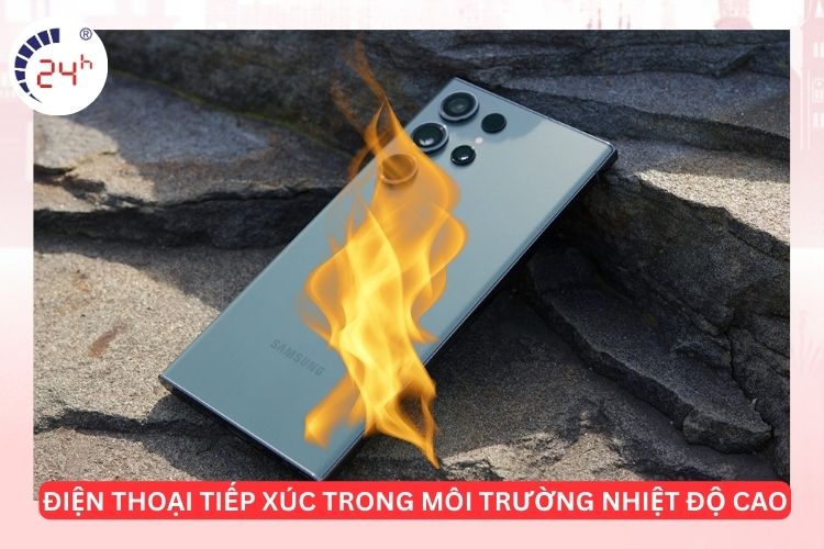 Samsung Galaxy S23 Ultra bị tiếp xúc trong môi trường nhiệt độ cao