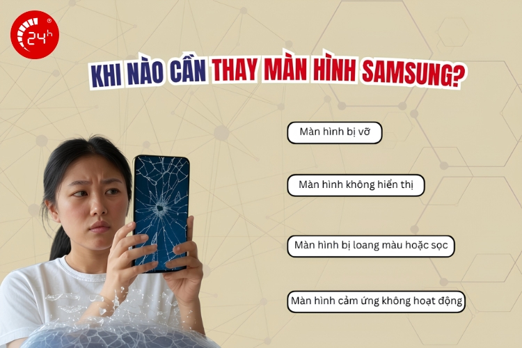 Khi nào nên thay màn hình samsung