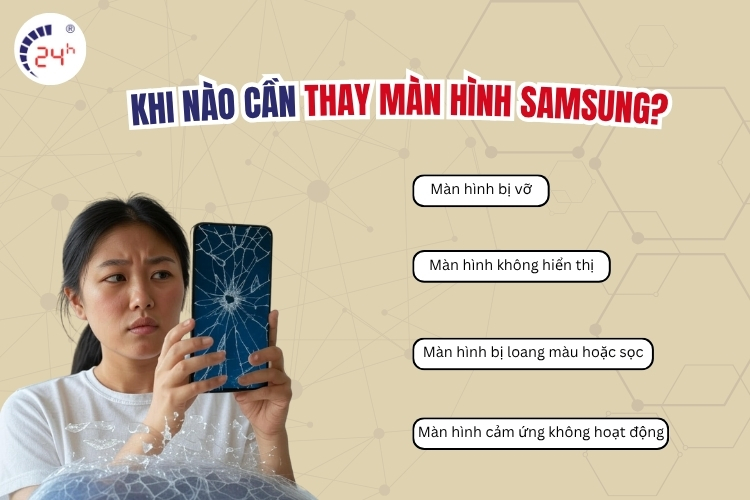 Khi nào nẹn thay màn hình samsung