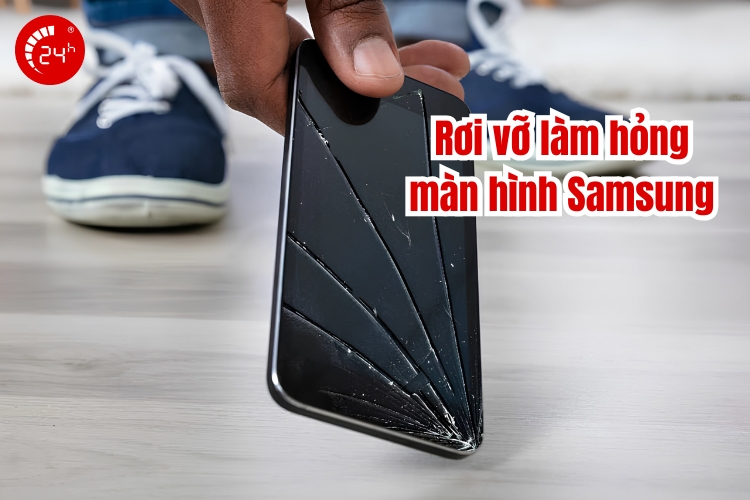 điện thoại rơi vỡ