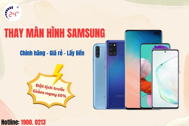thay thay màn hình Samsung được cập nhật mới nhất 2025 