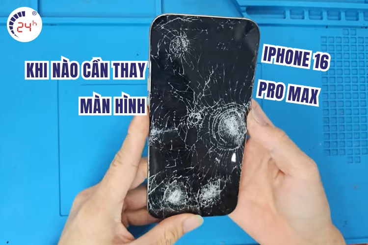 thay mặt kính iPhone 16 Pro Max