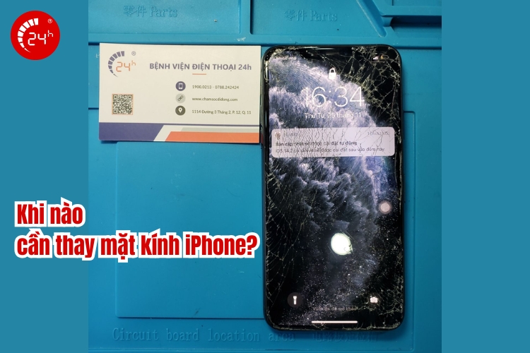 Khi nào nên thay mặt kính iPhone?