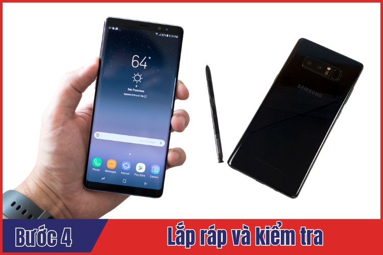 địa chỉ thay pin Samsung Note 8 lấy ngay