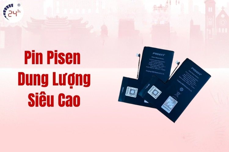 Pin Pisen Dung Lượng Siêu Cao cho iPhone