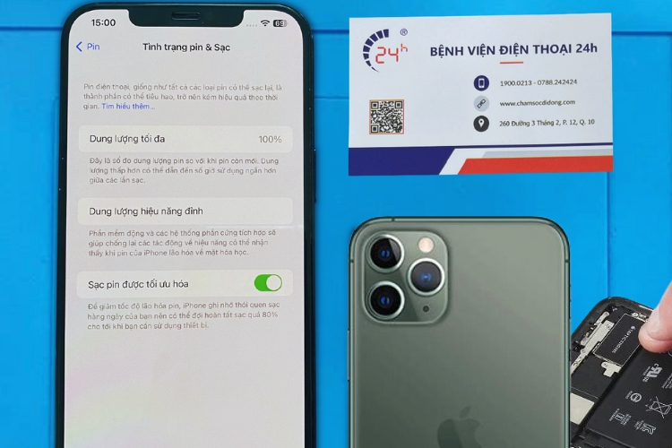 có nên thay pin dung lượng cao cho iphone 11 pro max không