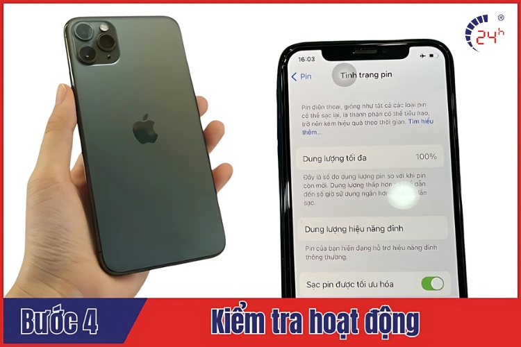 Quy trình thay pin iPhone 11 Pro Max