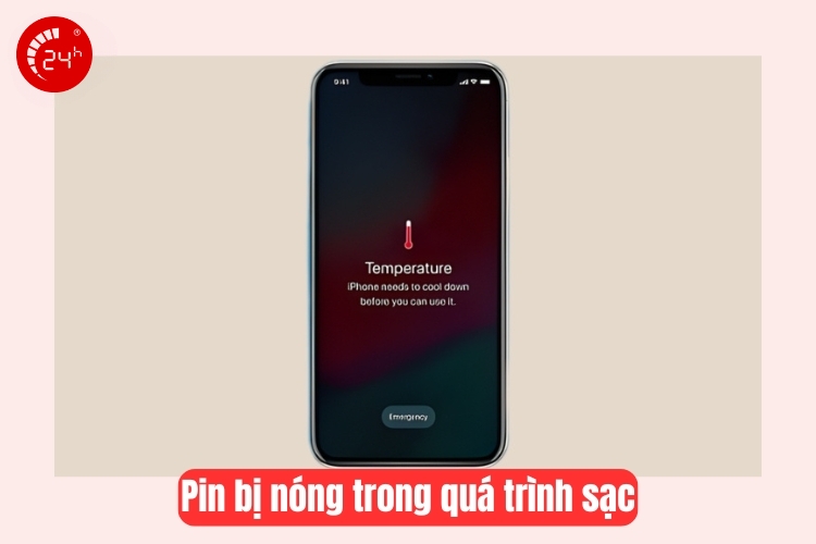 pin bị nóng trong khi sạc