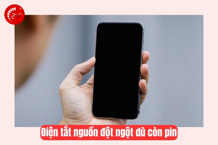 điện thoại tắt nguồn đột ngột dù còn pin