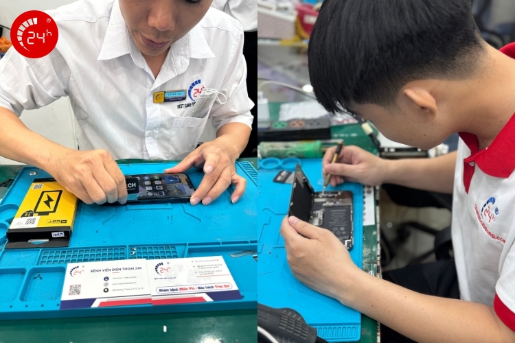 thay pin iphone 12 pro max có mất chống nước không