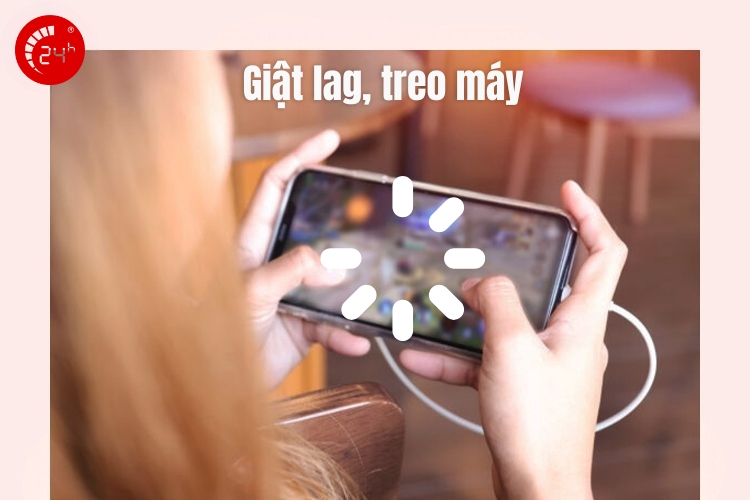 điện thoại giật lag do chai pin