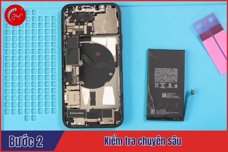 kiểm tra pin iphone 12