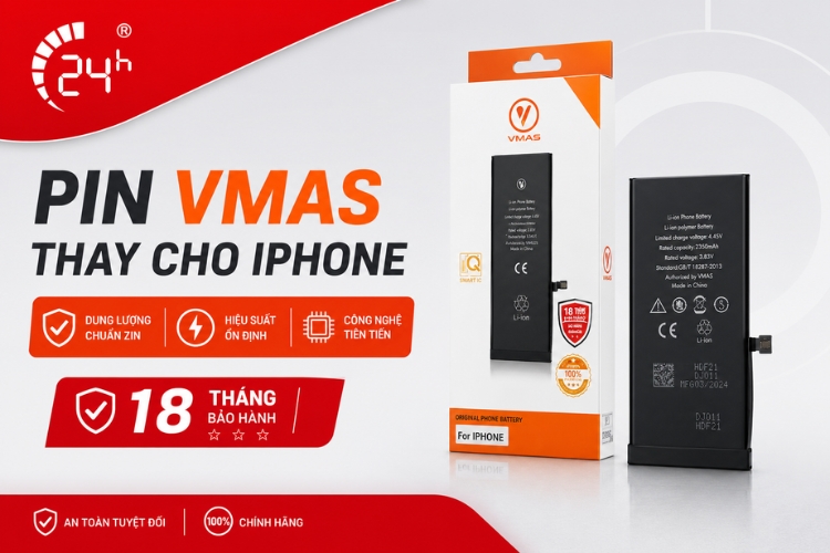 thay pin iphone 13 mini vmas