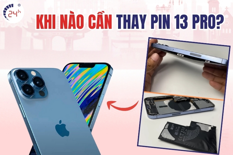 dấu hiệu cần thay pin iphone 13 pro