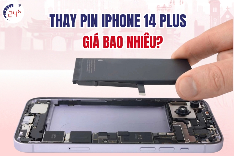 thay pin iphone 14 plus chính hãng giá bao nhiêu tiền