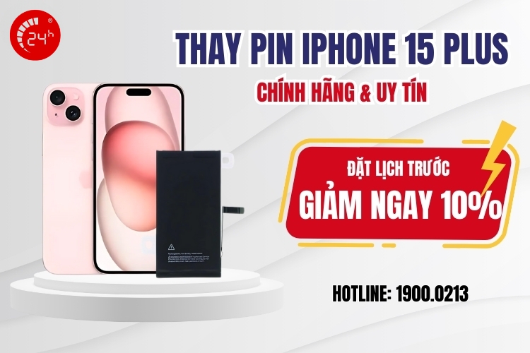 thay pin iphone 15 plus