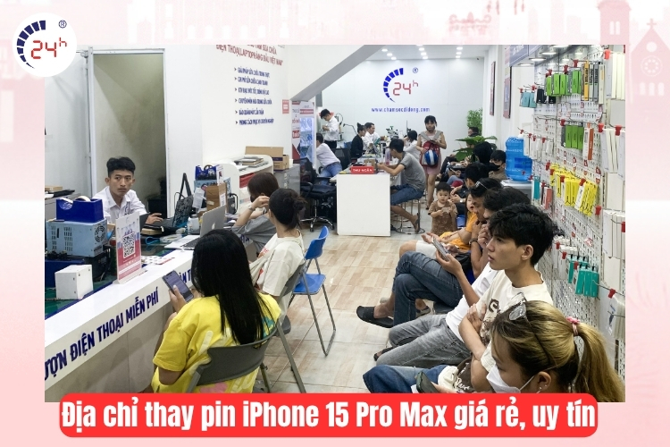 Địa chỉ thay Pin iPhone 15 Pro Max giá rẻ, uy tín tại TP HCM