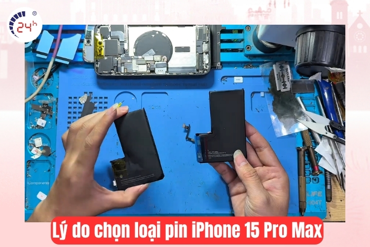 lưu ý khi thay pin iphone 15 pro max