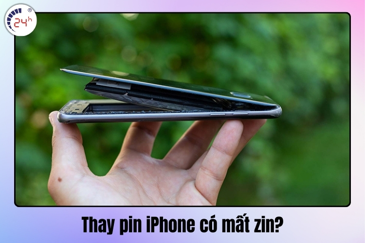 Thay pin iPhone có mất zin không