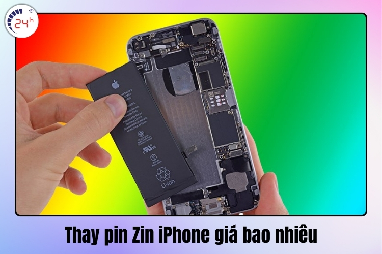 Thay pin Zin iPhone giá bao nhiêu