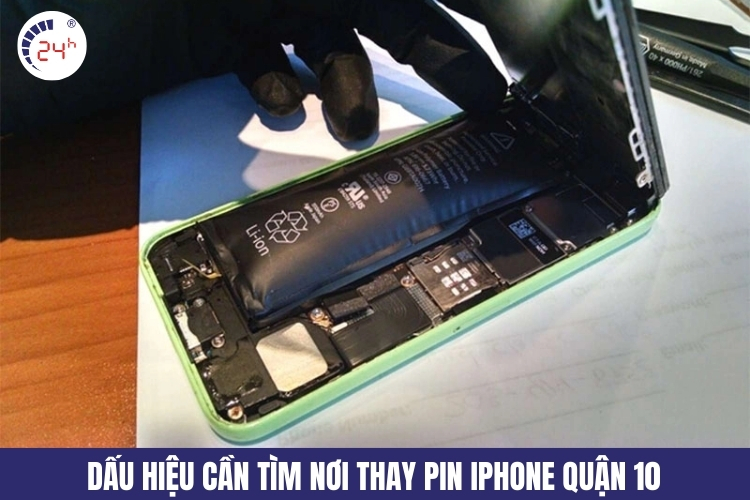 dấu hiệu cần thay pin iPhone quận 10