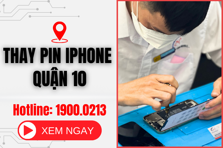  thay pin iPhone tại quận 10