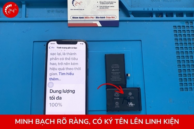 thay pin iphone quận 7 chất lượng