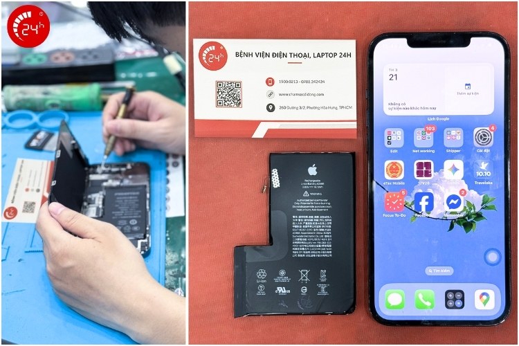 thay pin iphone quận 7 uy tín