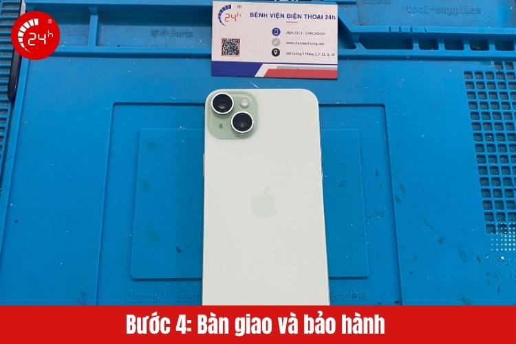 Thay pin iPhone quận Tân Phú tại Bệnh viện Điện thoại, Laptop 24h B4