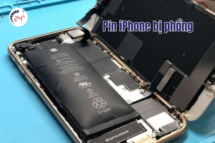 pin iphone bị phồng