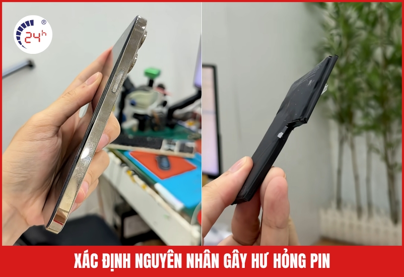 XÁC ĐỊNH NGUYÊN NHÂN GÂY HƯ HỎNG PIn