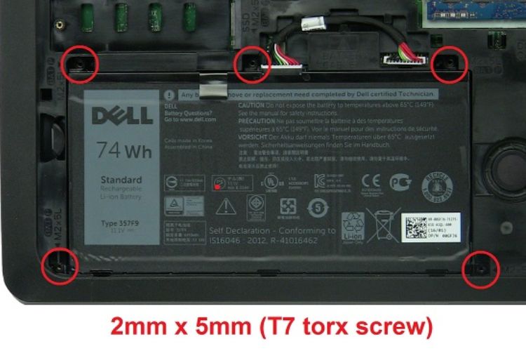 thay pin laptop Dell Inspiron 15 7559 