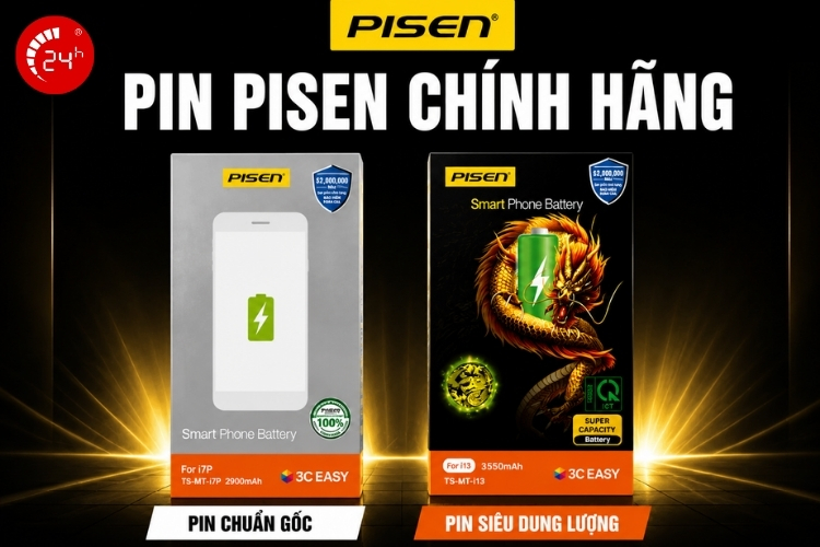 Pin Pisen chính hãng