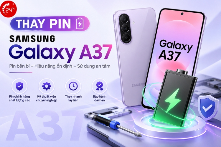 thay pin samsung a37