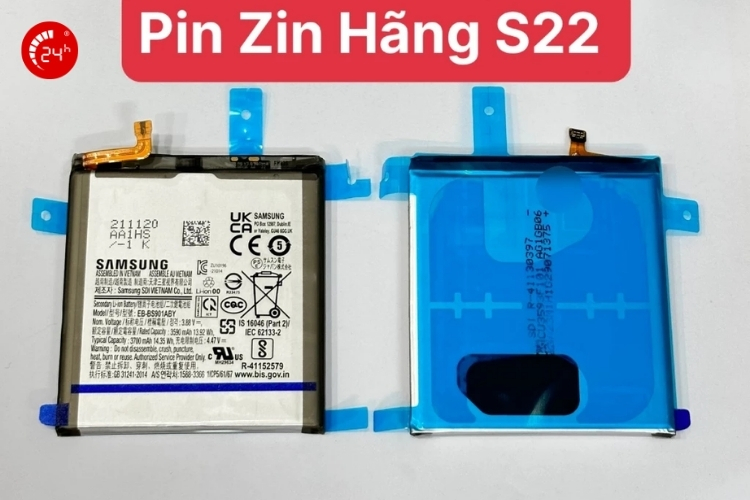pin chính hãng samsung