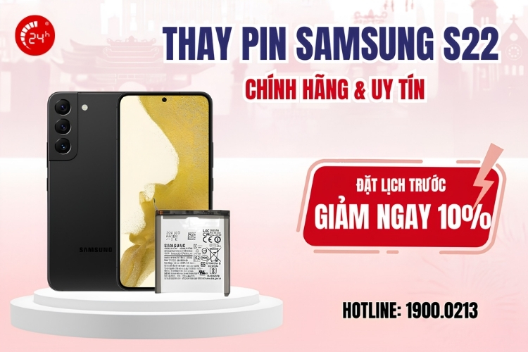 thay pin samsung s22