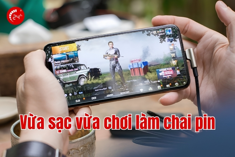 vừa sạc vừa chơi game
