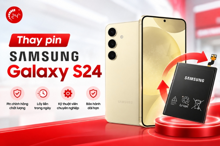 thay pin samsung galaxy s24