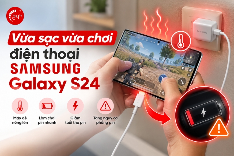 vừa sạc vừa chơi