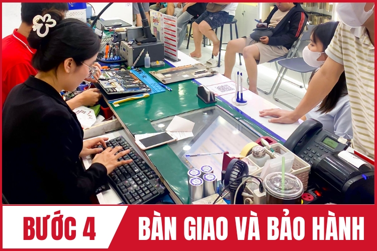 kiểm tra chức năng máy và bàn giao