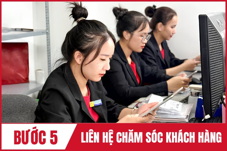 chăm sóc khách hàng sau sửa chữa