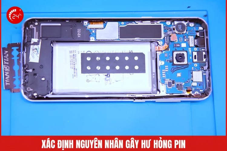 xác định nguyên nhân gây hư hỏng pin