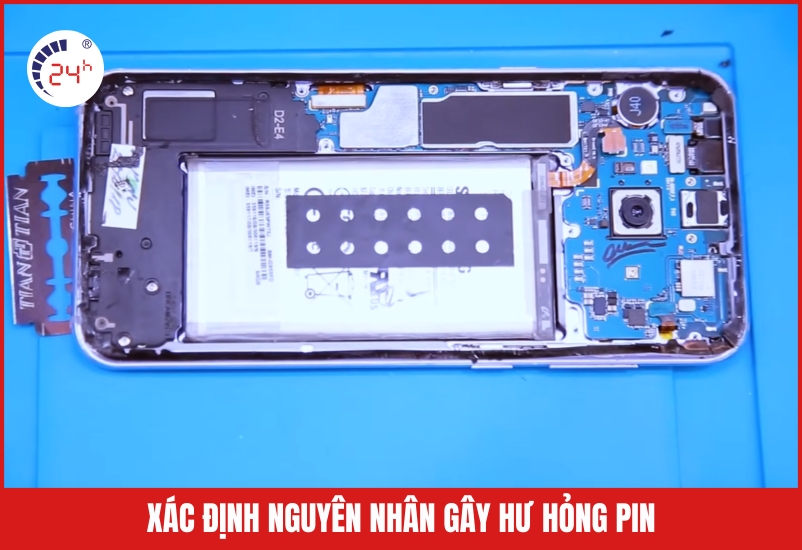 xác định nguyên nhân gây hư hỏng pin