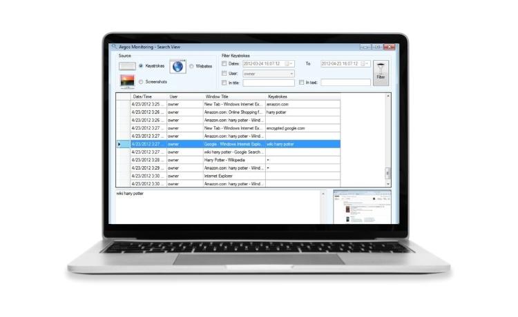Phần mềm Argos Monitoring là phần mềm theo dõi màn hình máy tính