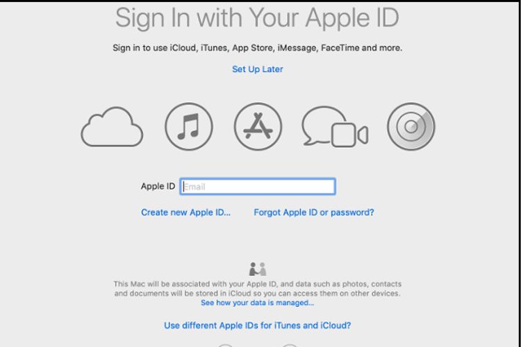Đăng nhập vào Apple ID