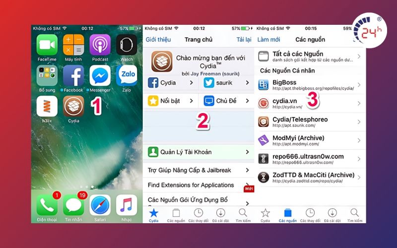 unlock iPhone bằng Jailbreak