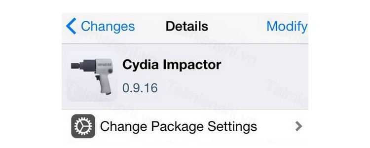 các bước thực hiện Cydia Impactor