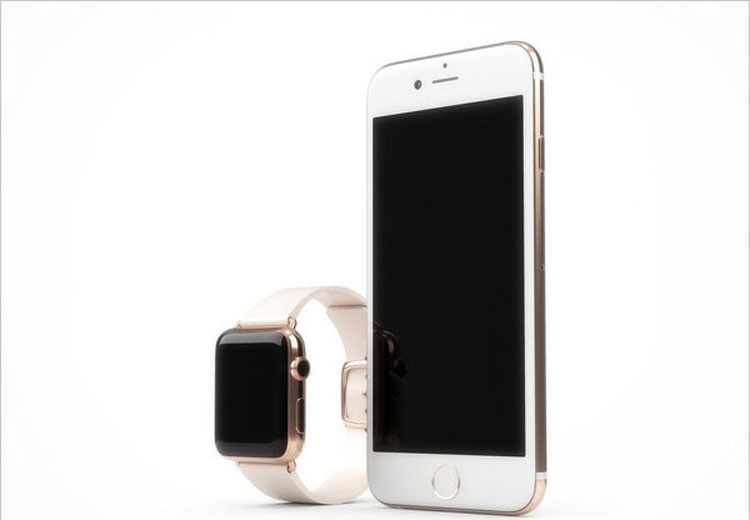 Phiên bản điện thoại iPhone 6S mặt trước màu trắng