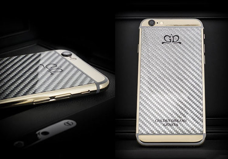 Phiên bản iPhone 6 được sử dụng sợi carbon trắng