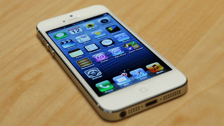 Hình ảnh chiếc iPhone 5 của Apple